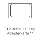 U.2 zu M.2 Adapter