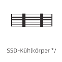 SSD Kühlkörper